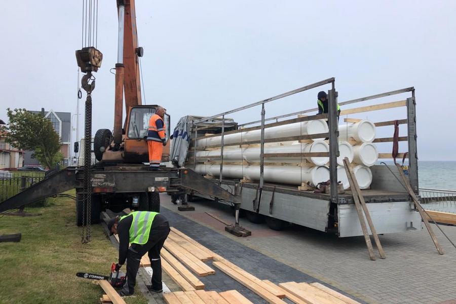 Колесо обозрения в Зеленоградске планируют установить к ноябрю (фото)