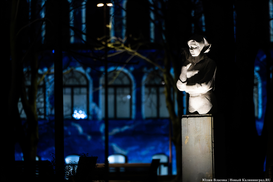 Магия синего: как выглядит видеомэппинг на Музее изобразительных искусств (фото)