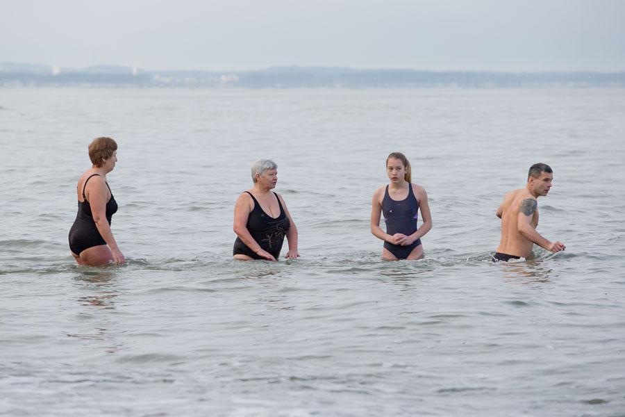 Зимние приключения Амбермена: экстрим-триатлон в Зеленоградске (фото)