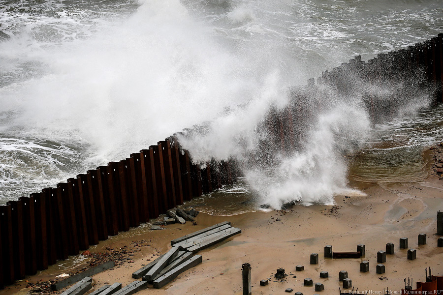 Всё смыло: Светлогорск, Янтарный и Филино после шторма