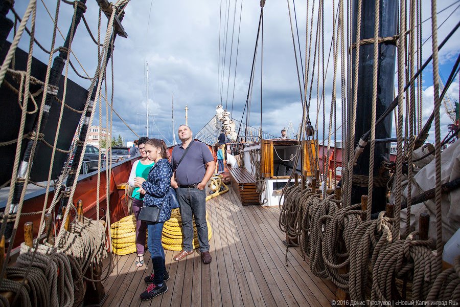 Нынче здесь, завтра — там: немецкий парусник ошвартовался в Калининграде