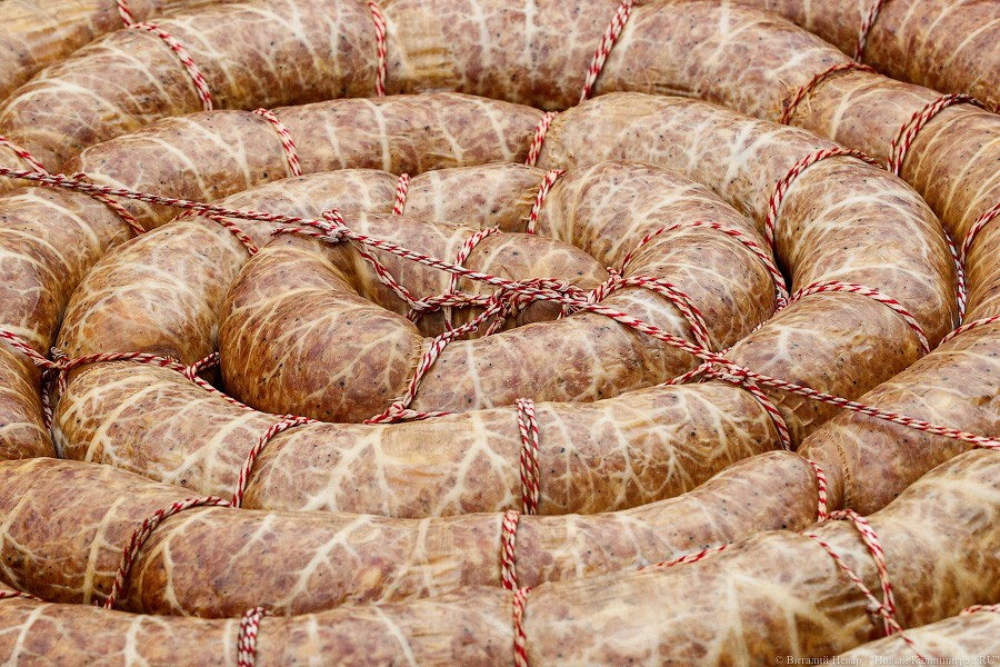 Косплей на Елизавету II: как прошёл День длинной колбасы в Музее Мирового океана