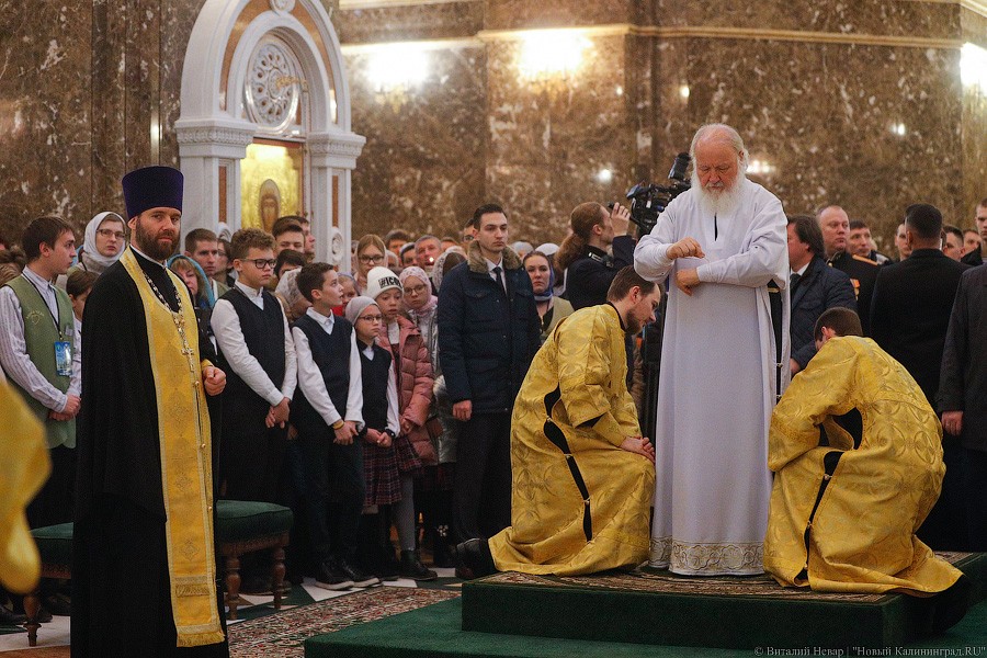 Закон духовной традиции: патриарх Кирилл провёл литургию в Калининграде (фото)
