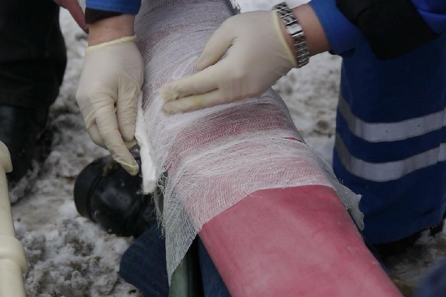 В Калининграде на пешеходном переходе сбит мужчина (+фото)