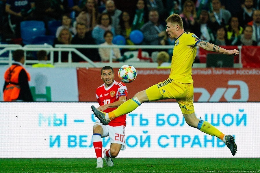 Сборная России дожала Казахстан в Калининграде. Почти вышли на Евро-2020 (фото)