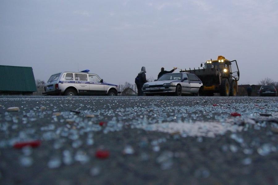 На Окружной дороге «Ауди» врезалась в «Хонду» (+фото)