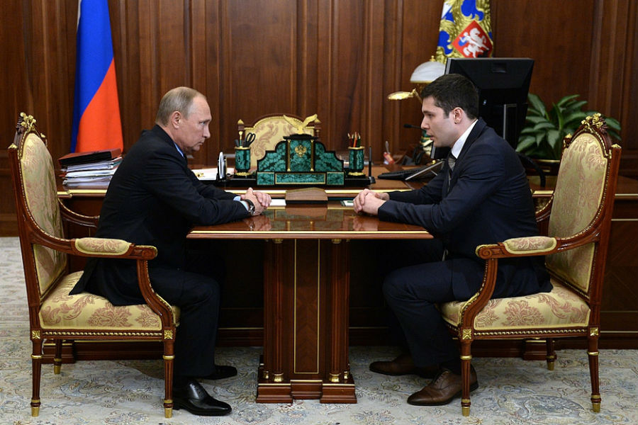 Путин — Алиханову: «Человек вы молодой, но уже достаточно опытный»