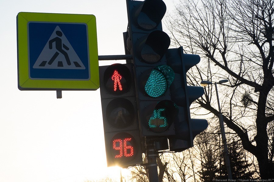 Власти Калининграда хотят установить «умные» светофоры с автоматической перенастройкой