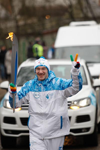 Гори-гори ясно: в Калининграде прошла эстафета паралимпийского огня