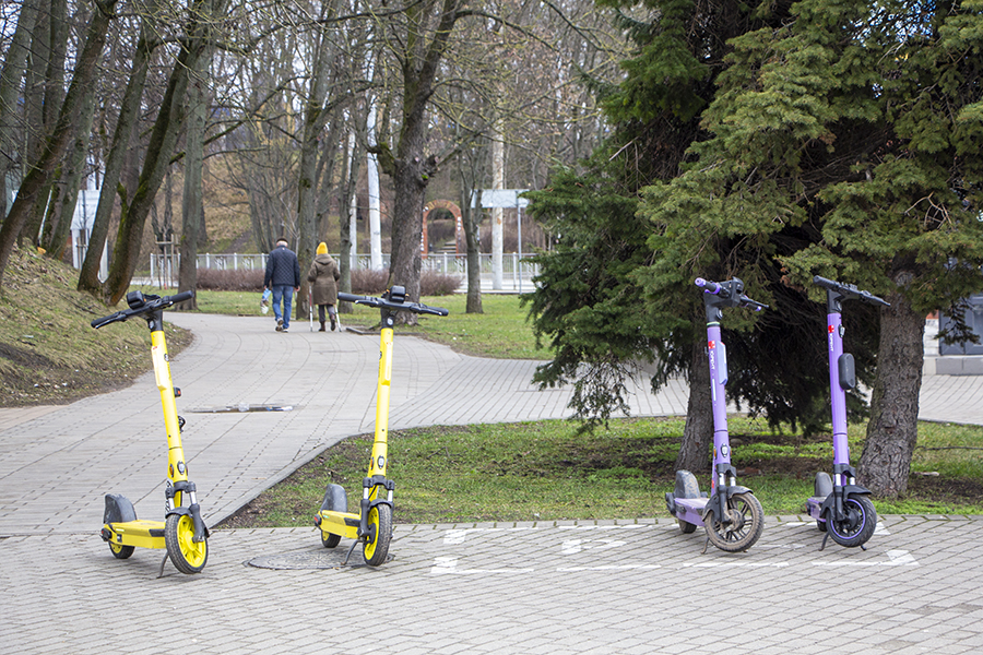 В Калининграде выбрали 200 мест под парковки для электросамокатов