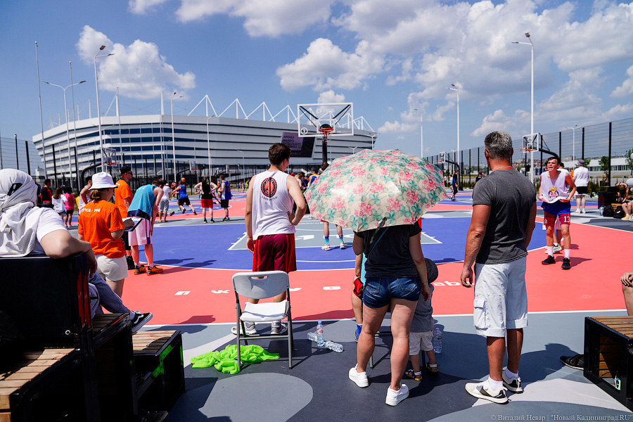 Семь кортов и воркаут: у стадиона «Калининград» открыли Центр уличного баскетбола (фото)