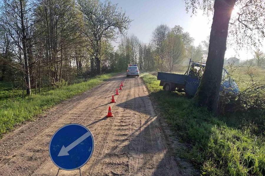 Под Полесском водитель без прав скрылся с места ДТП, пассажир погиб