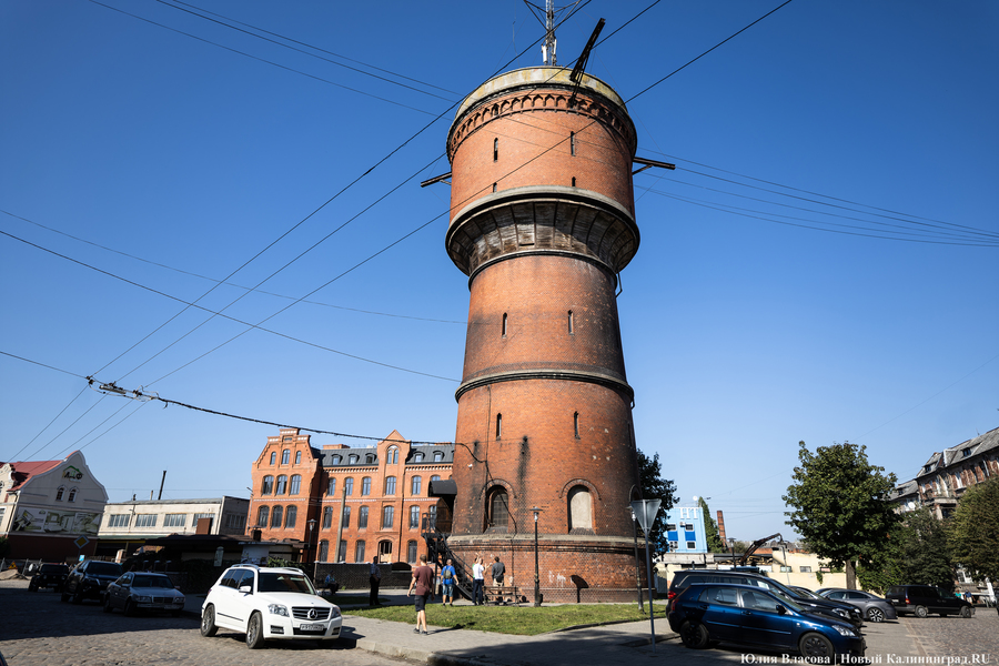 Историческую водонапорную башню в Черняховске решили сдать в аренду