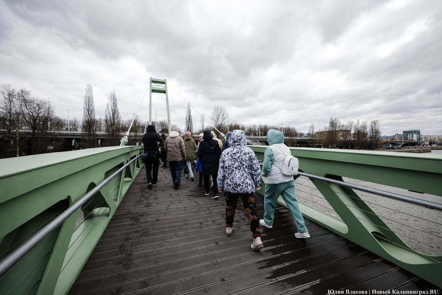 От музея до острова: как в Калининграде открывали Философский мост (фото)