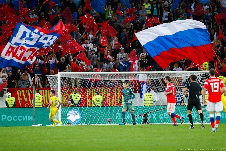 Сборная России дожала Казахстан в Калининграде. Почти вышли на Евро-2020 (фото)