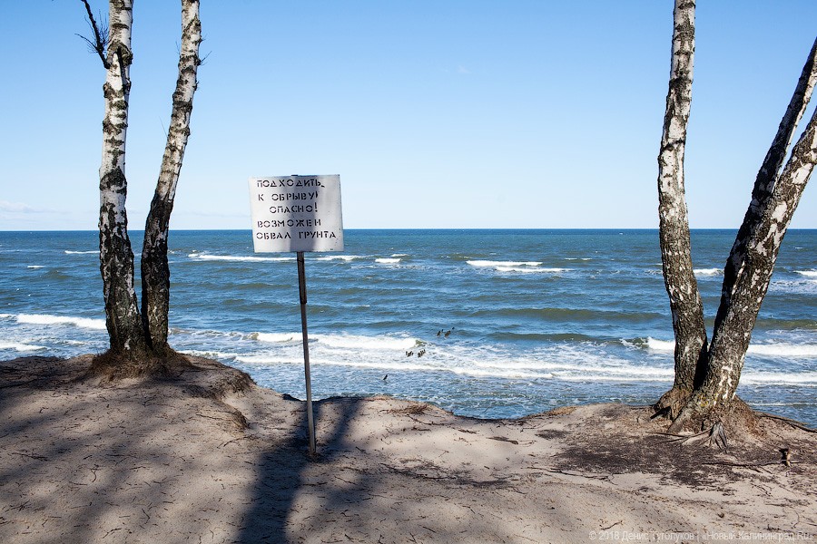 «Анекдотичные последствия»: почему в Пионерском разрушается берег (фото)