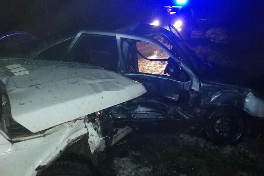 Под Нестеровом водитель после лобового ДТП бросил раненого пассажира (видео)