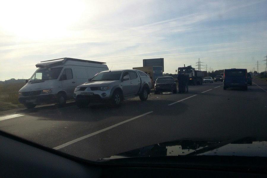 На Окружной из-за ДТП затруднено движение (фото)