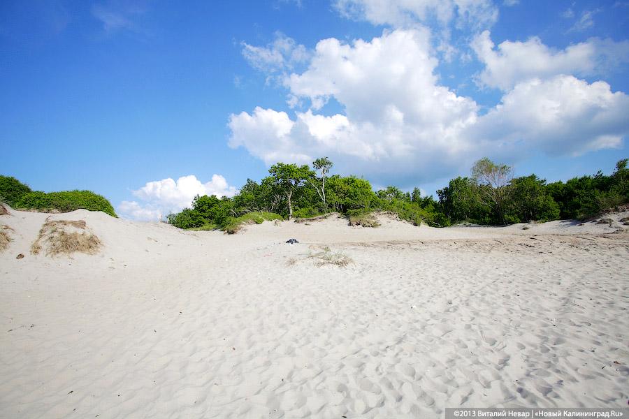 Власти Балтийска обещают обустроить пляж возле частного променада