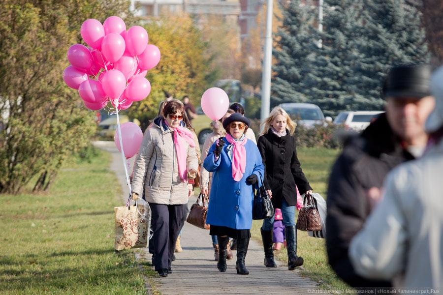 С оркестром и в шарфах: как прошел в Калининграде Марш против рака