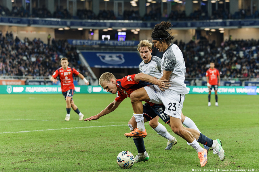 «Запредельный градус матча»: как прошла игра между «Балтикой» и ЦСКА (фото)