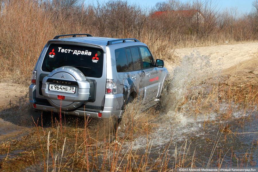 «Танки грязи не боятся»: внедорожный тест-драйв Mitsubishi Pajero IV