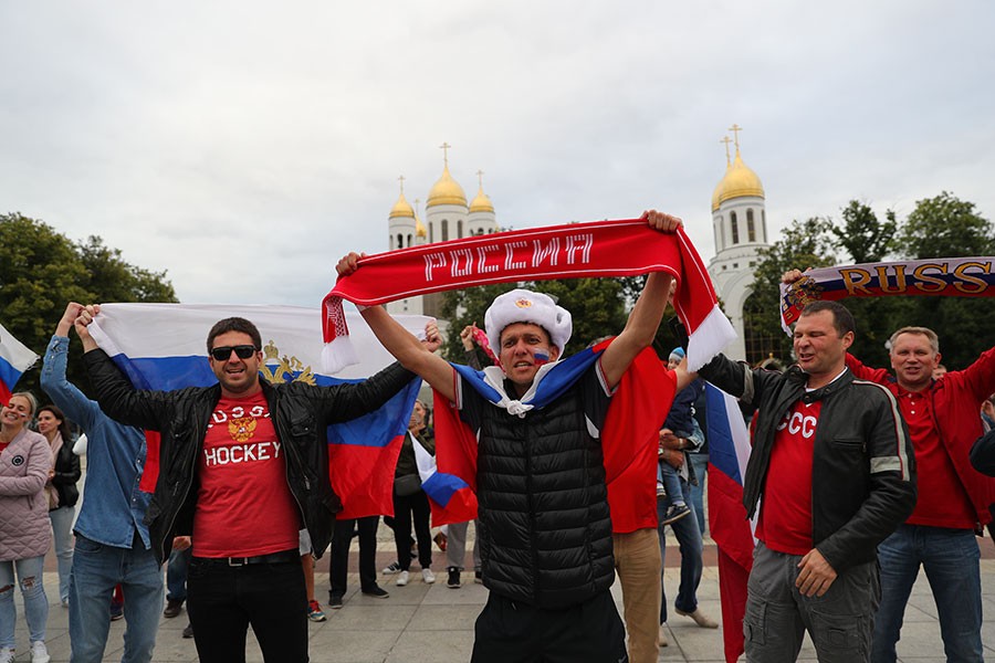 Усы победы: как Калининград болел и радовался за сборную России (фото)