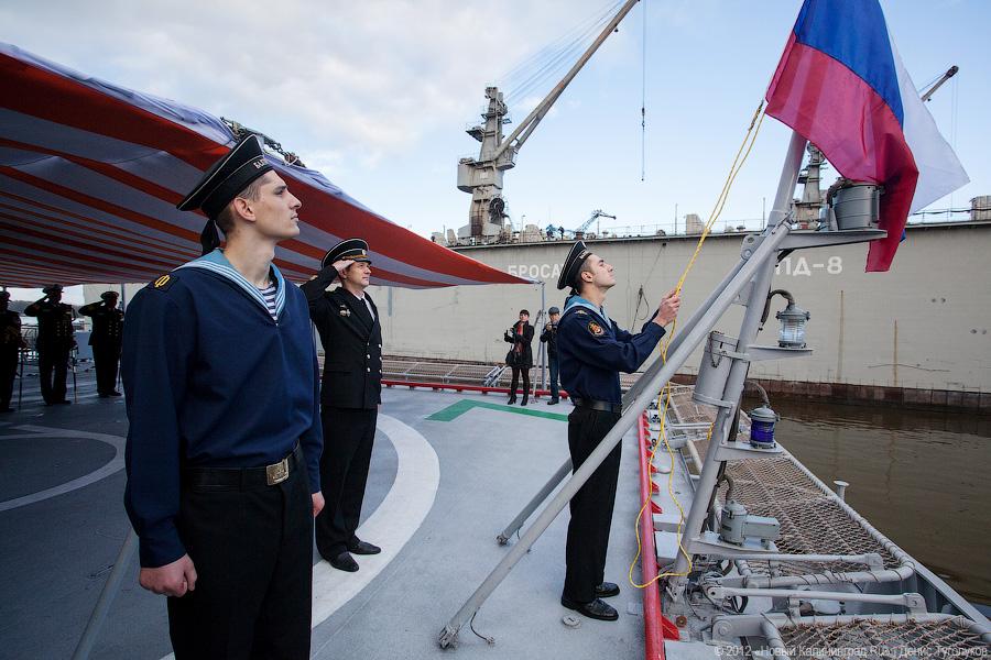 «Второй пошел»: фоторепортаж с церемонии передачи Индии фрегата Tarkash