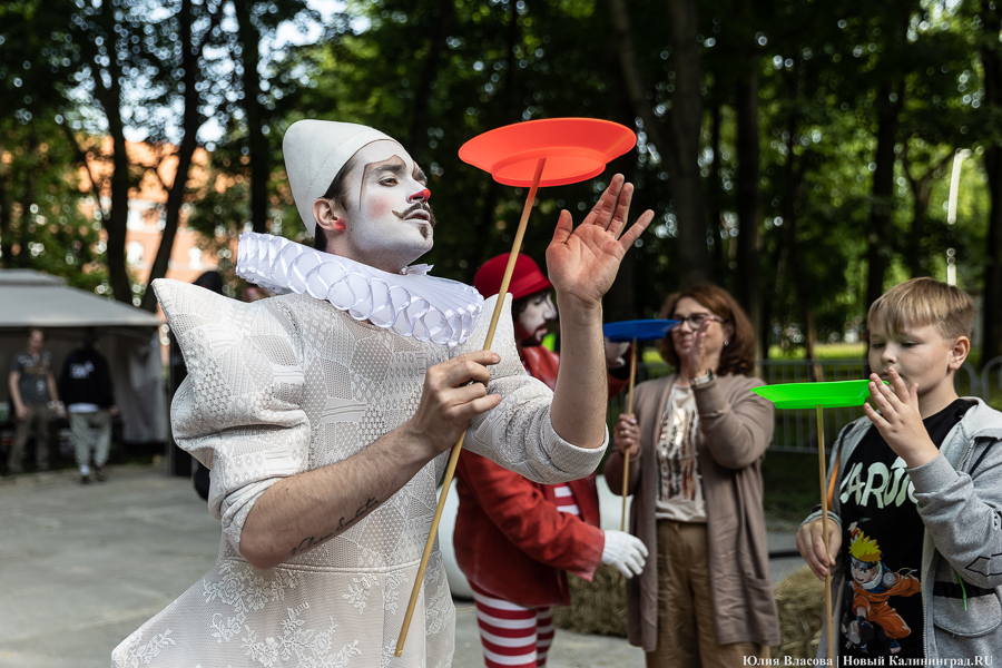 Это просто цирк какой-то: фестиваль «Башня» запустил уличную программу на «Балтике» (фото)