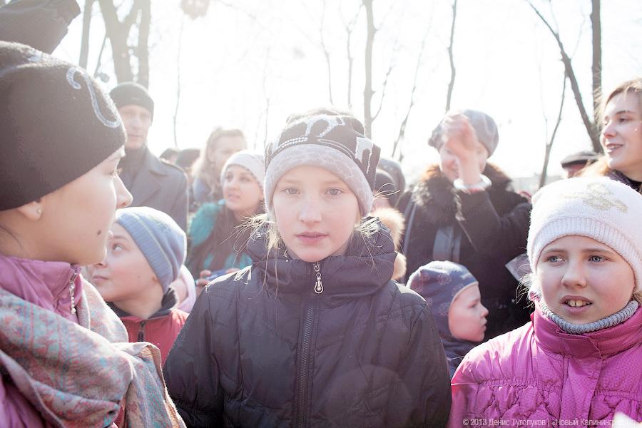 «Блинный бег»: первый городской забег с блинами на Масленицу (+видео)