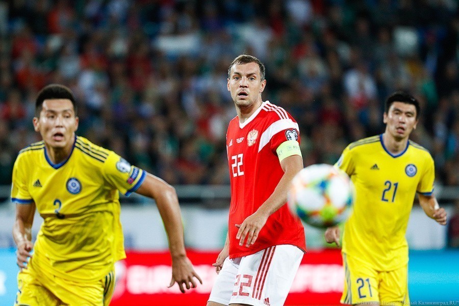 Сборная России дожала Казахстан в Калининграде. Почти вышли на Евро-2020 (фото)