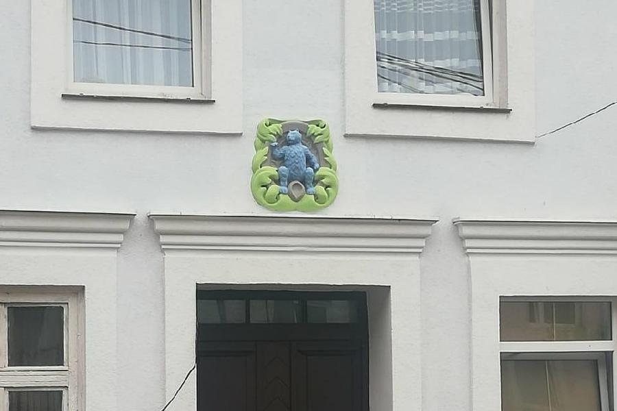 Синего кота в Железнодорожном оставили синим (фото)