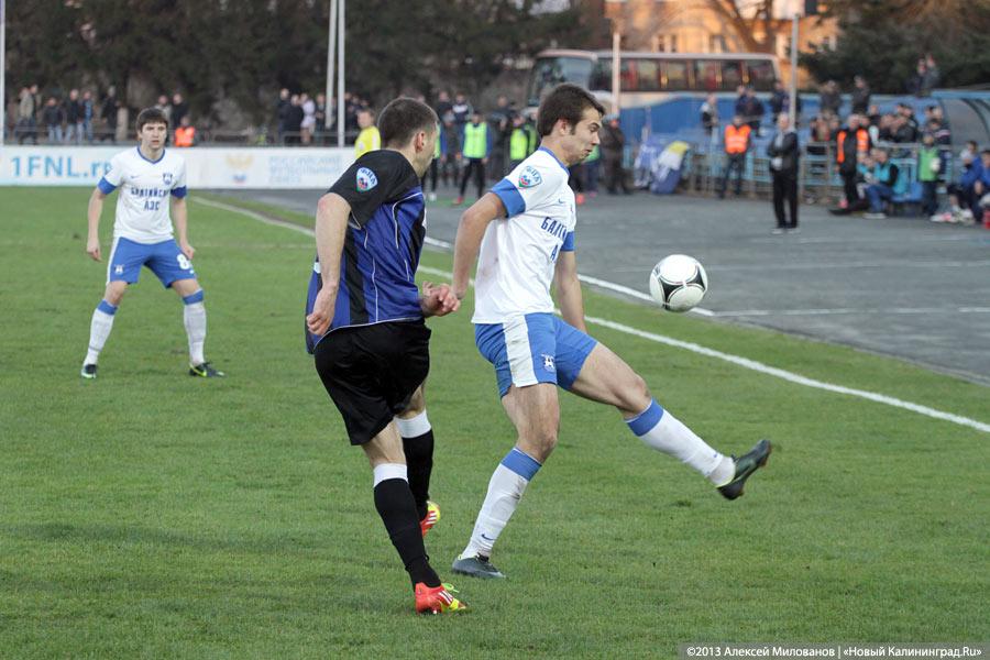 «Дырка от шины»: «Балтика» сыграла вничью с «Шинником»