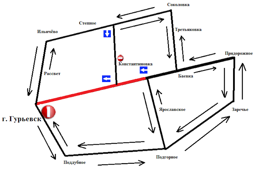 Ограничение движения по Полесской трассе продлили на 3 месяца (схема)