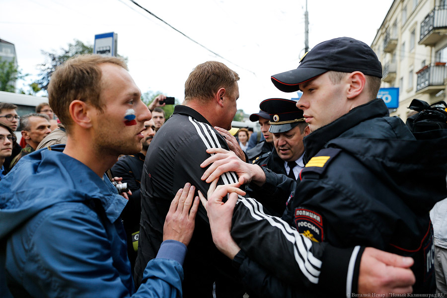 Утки-мандаринки: в Калининграде прошло шествие против коррупции