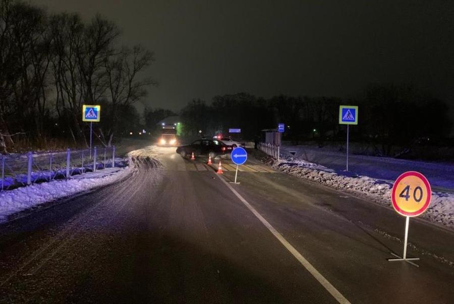 Под Калининградом на пешеходном переходе сбили двух подростков
