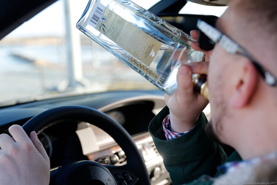 В Калининграде полиция поймала троих нетрезвых водителей