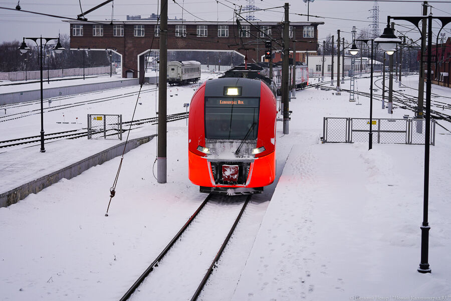 В Калининграде с 9 января открывают три новых городских ж/д маршрута