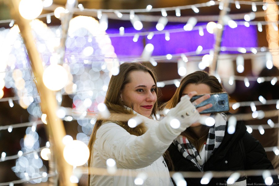 Открути оленю ушко: центр Калининграда украсили к Новому году (фото)