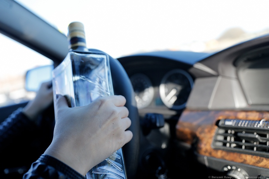 В Калининграде полицейские поймали трех водителей на повторной пьяной езде 