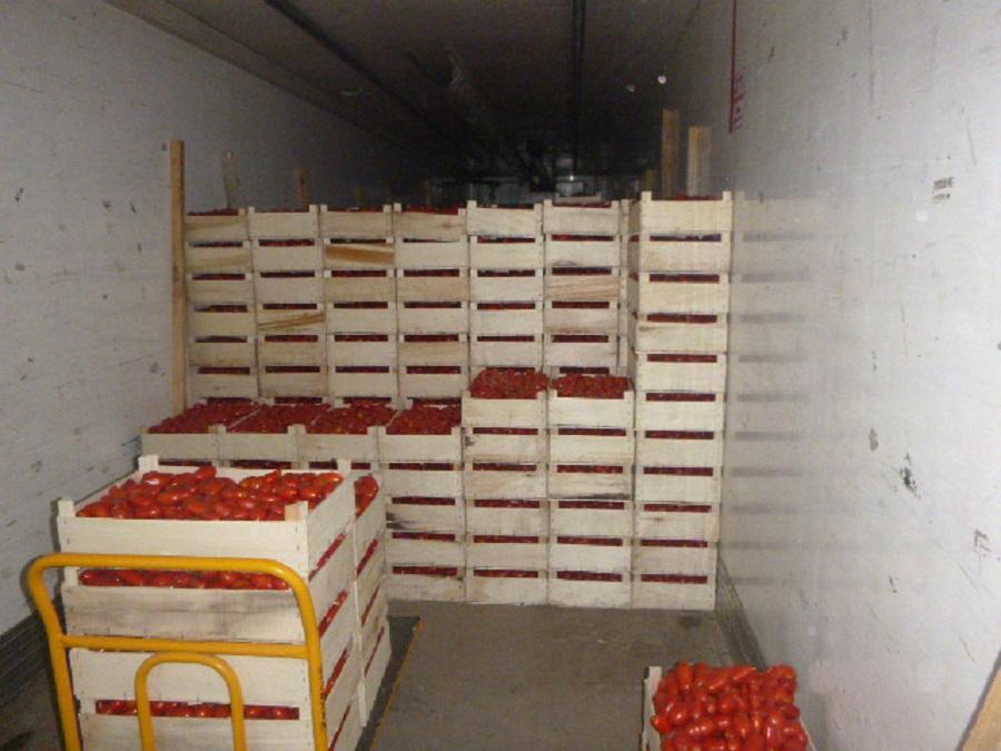 В регион не пустили «лишнюю» тонну помидоров из Волгограда (фото)