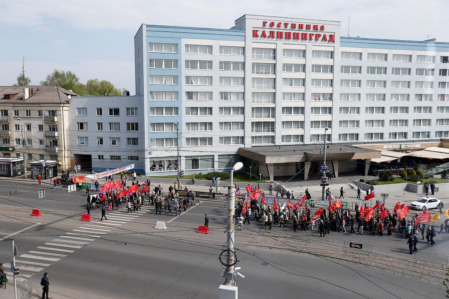 1 мая в Калининграде на 6 часов перекрывается часть Ленинского проспекта