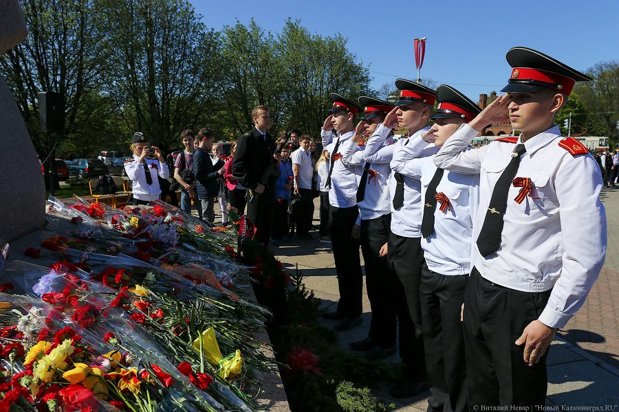 «А этот маленький»: в Калининграде прошел парад кадетов (фото)