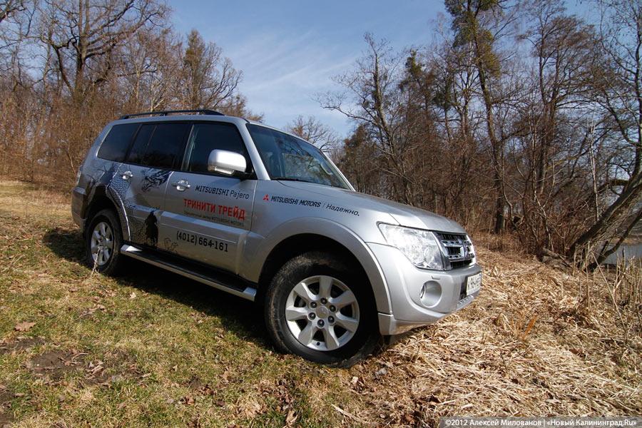 «Танки грязи не боятся»: внедорожный тест-драйв Mitsubishi Pajero IV