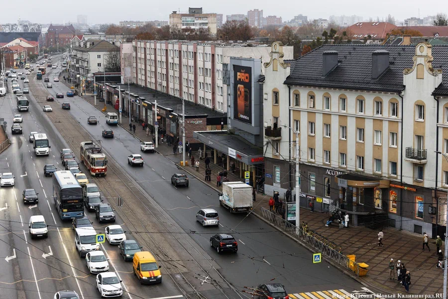 В Калининграде планируют установить подсветку на Черняховского и Баранова
