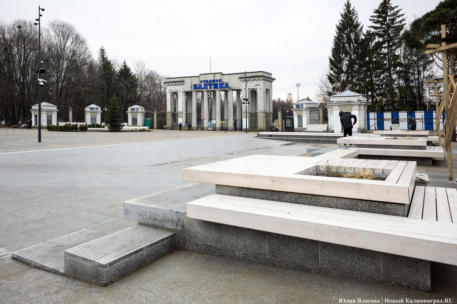 В трех соснах: как выглядит благоустроенная территория у стадиона «Балтика» (фото)