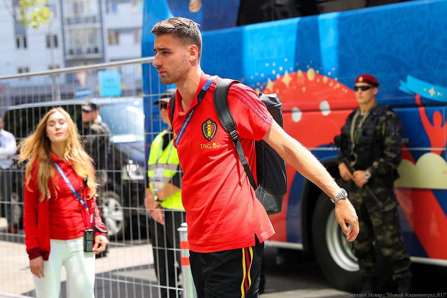 Компани, де Брёйне, Феллайни и тот самый Анри: сборная Бельгии в городе (фото)