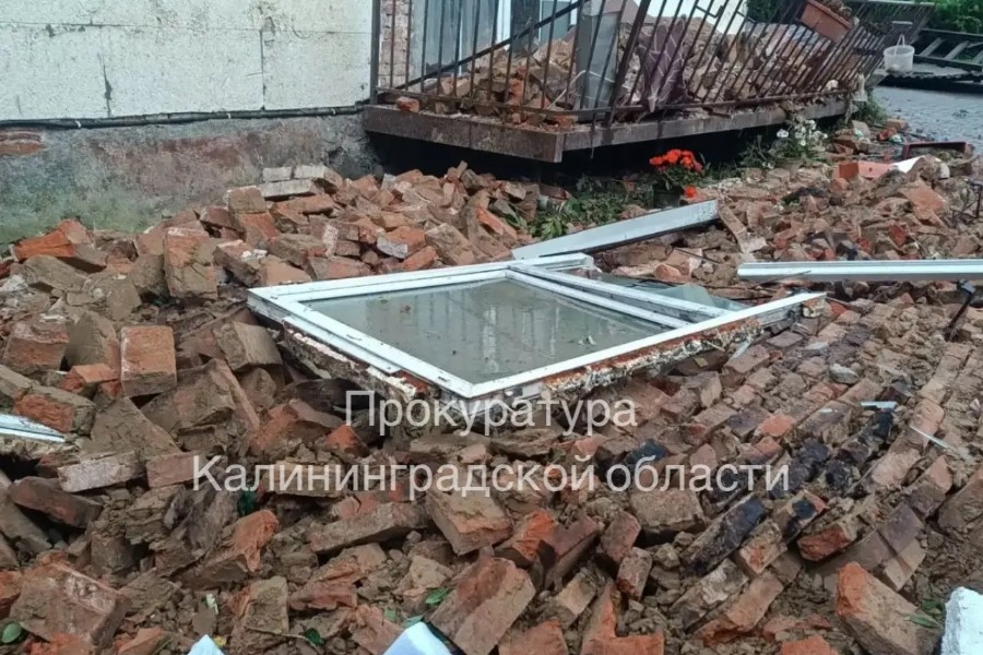 Частично обрушившийся в Гурьевском районе дом на шесть квартир оказался частным
