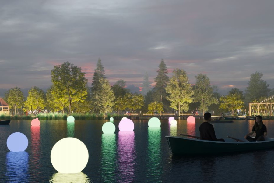 Власти оценили обустройство «Парка света» в Гурьевске более чем в 367 млн рублей (фото)