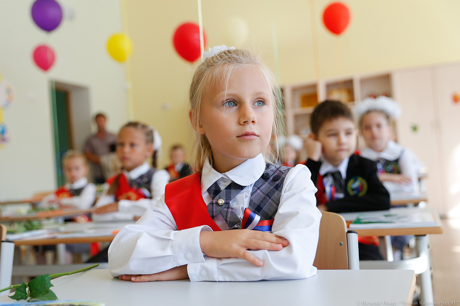 В окружении странных зверей: первая линейка в новой гимназии с первыми лицами